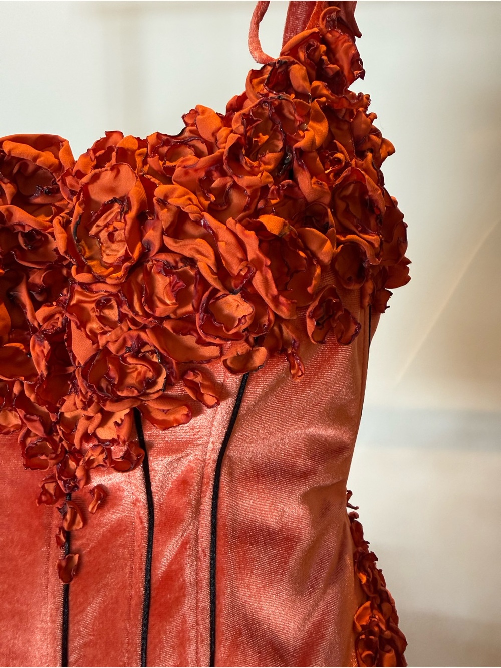 CHAMA Aria Dress — Orange - Picture 7 of 8